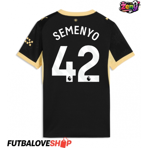 Dres Manchester City Antoine Semenyo #42 Preč pre Ženy 2026-27 Krátky Rukáv